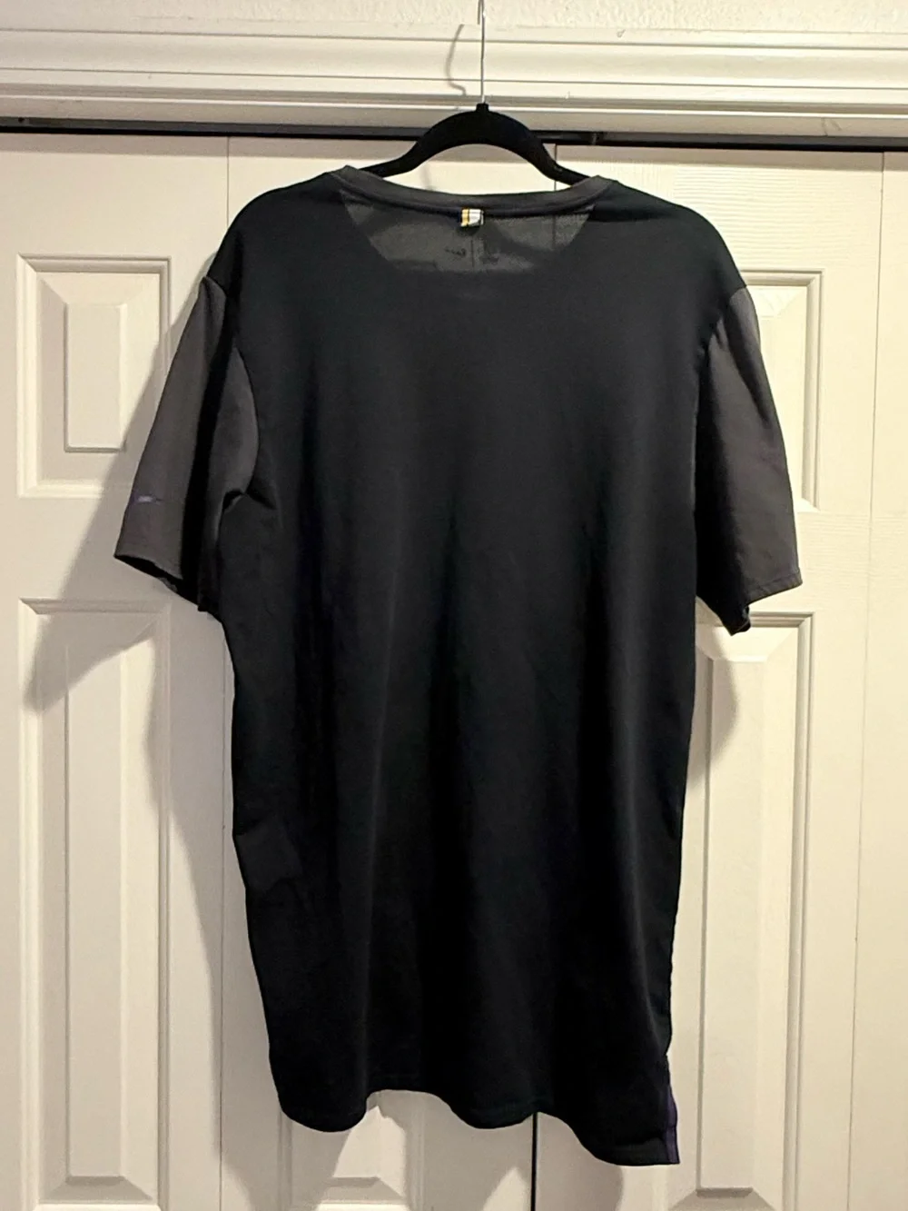 Nike Men’s Dark Gray Minnesota Vikings Logo Short Sleeve Shirt #0090